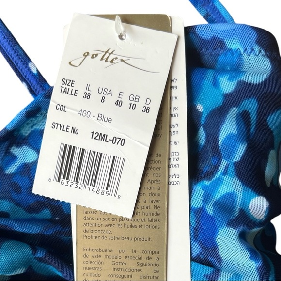 Gottex One-Piece Swimsuit Size 8 NWT - Picture 4 of 12